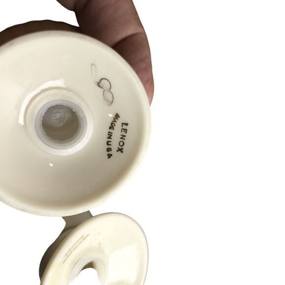 Lenox Porcelain Salt & Pepper Shakers With Heart Cutout Bowl - Picture 4 of 8